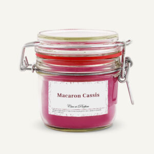 bougie parfumée Cire et Parfum macaron cassis