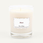 bougie parfumée Cire et Parfum musc
