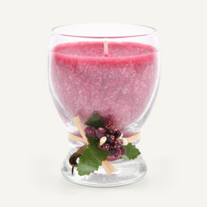 Bougie parfumée Macaron cassis