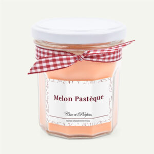 Bougie Pot de confiture au parfum Melon Pastèque