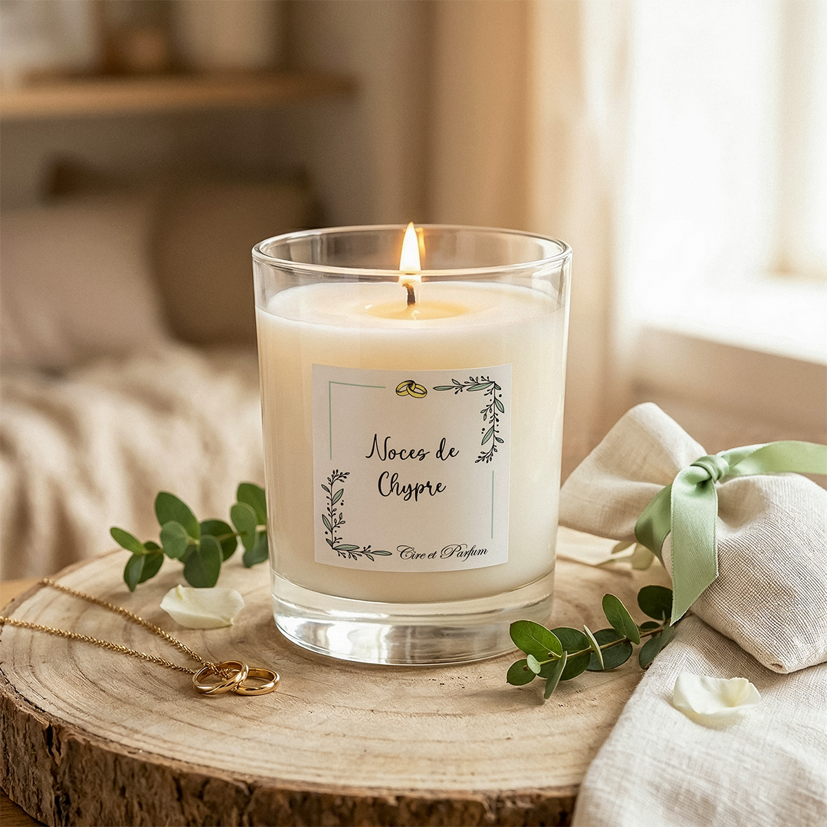 idée cadeau mariage bougie artisanale ambiance couple