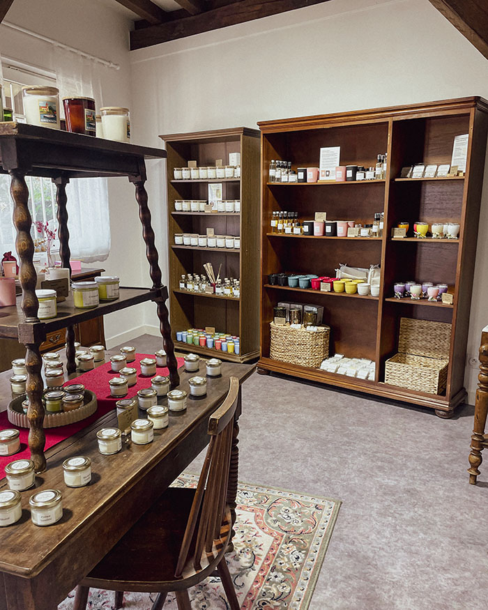 Boutique de bougies parfumées Cire et Parfum à Briennon